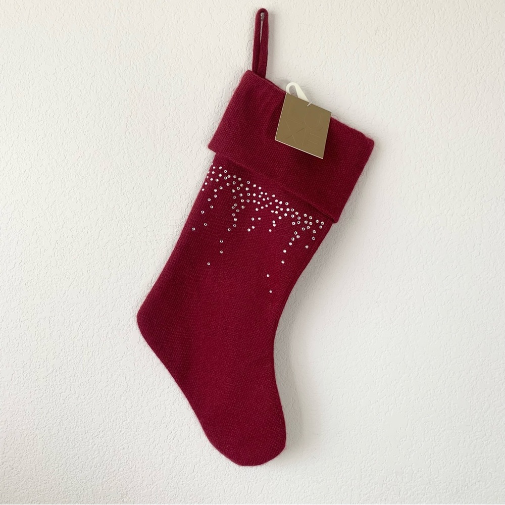 Swarovski Crystal Christmas stocking